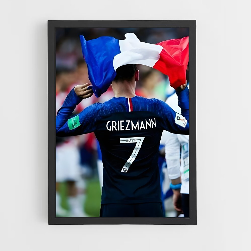 Poster Griezmann en Fête (vue 2)